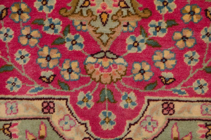 12x12.5 Vintage Bulgarian Kerman Design Square Carpet