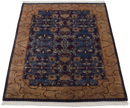 8x10 Vintage Indian Arts And Crafts Design Carpet