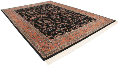 10x13.5 Vintage Indian Mohajeran Sarouk Design Carpet