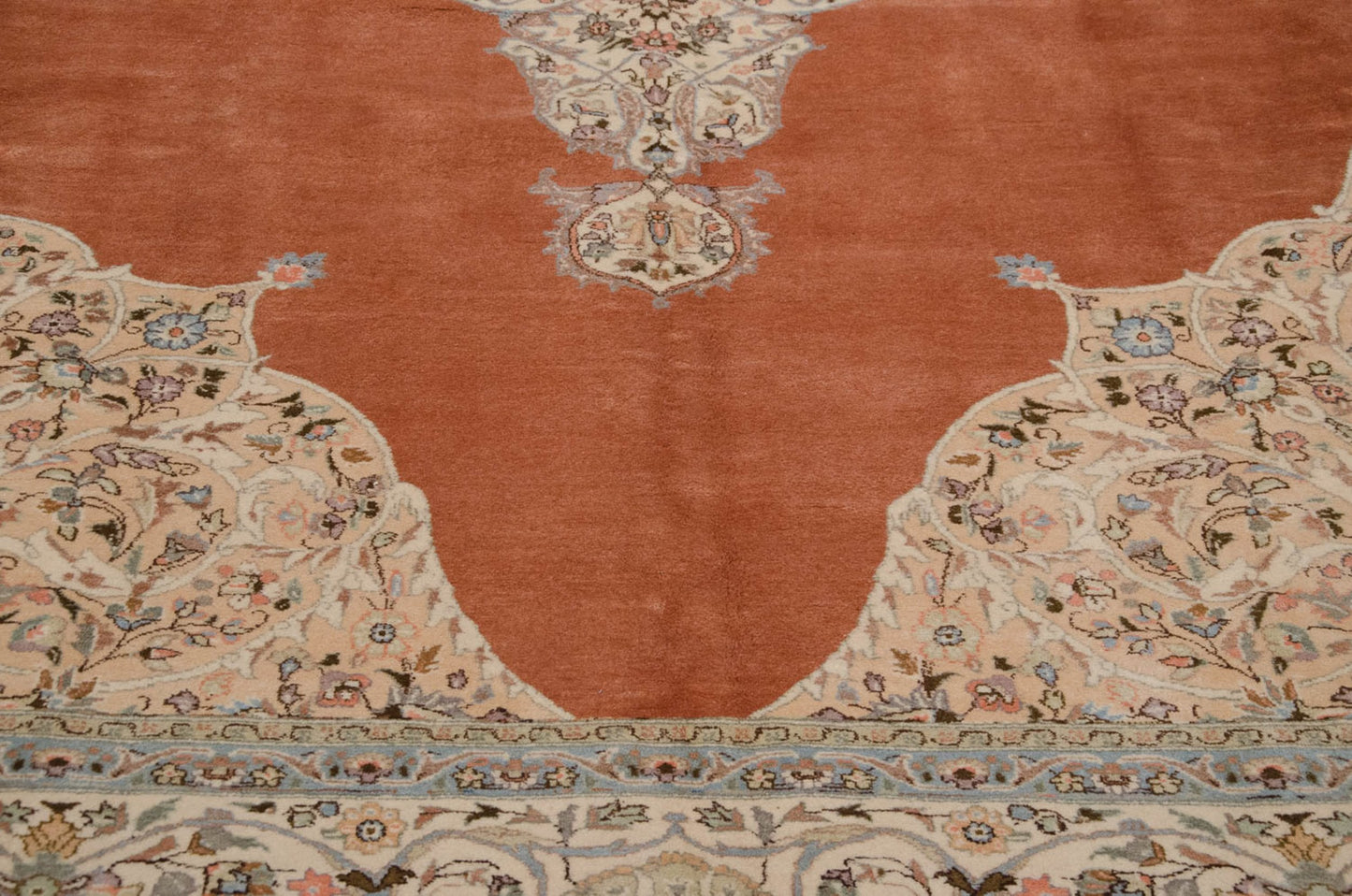 9.5x14.5 Vintage Tabriz Carpet