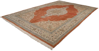 9.5x14.5 Vintage Tabriz Carpet