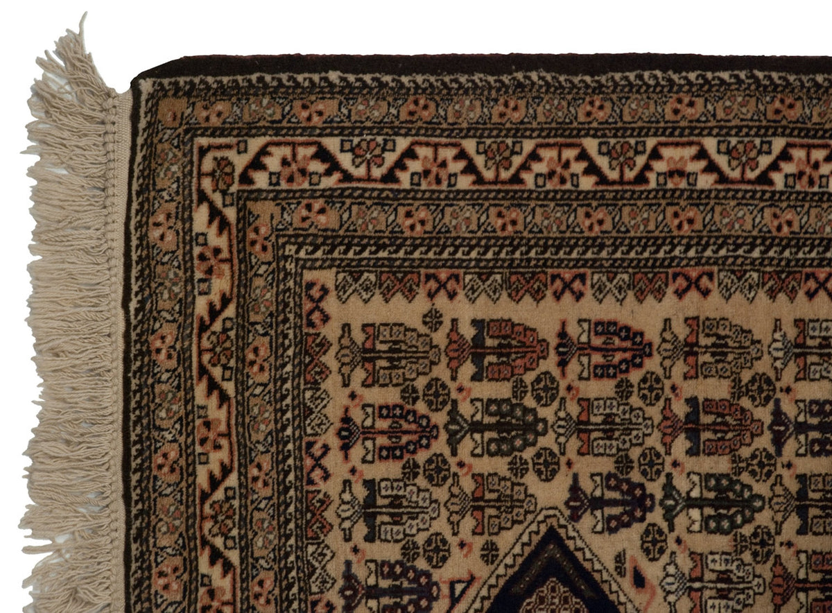 4.5x5.5 Vintage Ardebil Square Rug
