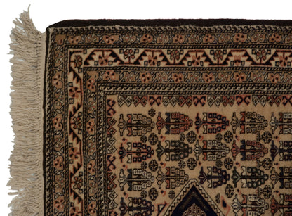 4.5x5.5 Vintage Ardebil Square Rug