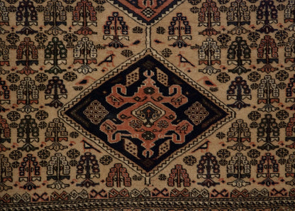 4.5x5.5 Vintage Ardebil Square Rug