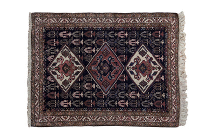 4x5 Vintage Ardebil Rug