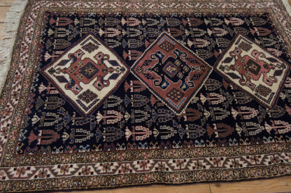 4x5 Vintage Ardebil Rug