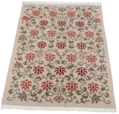 6x9 Vintage Indian Arts And Crafts Design Carpet