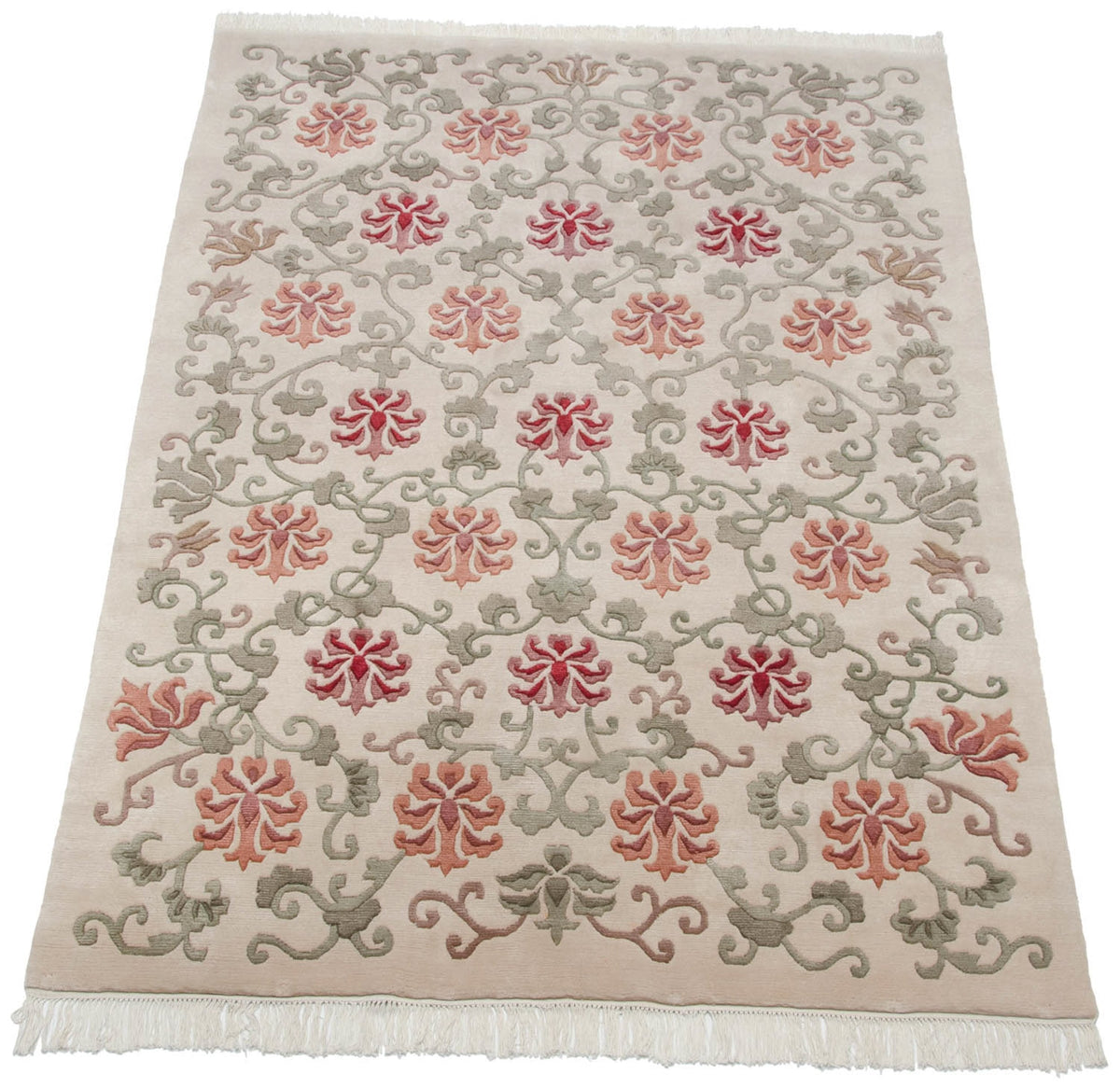6x9 Vintage Indian Arts And Crafts Design Carpet