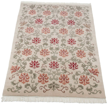 6x9 Vintage Indian Arts And Crafts Design Carpet