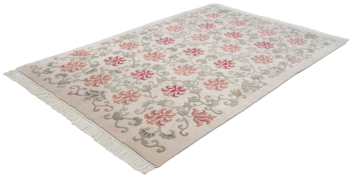 6x9 Vintage Indian Arts And Crafts Design Carpet