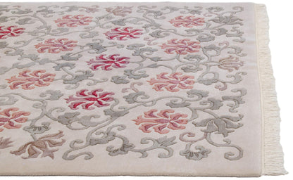 6x9 Vintage Indian Arts And Crafts Design Carpet