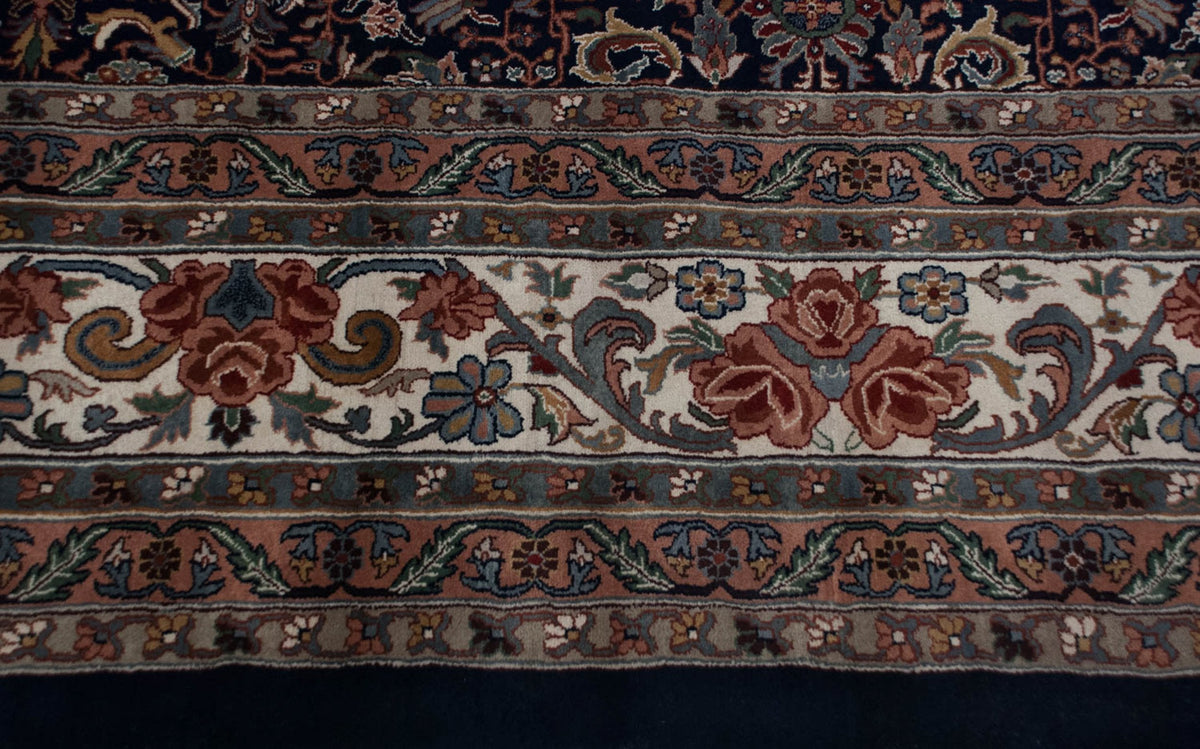 11.5x18 Vintage Indian Bijar Design Carpet
