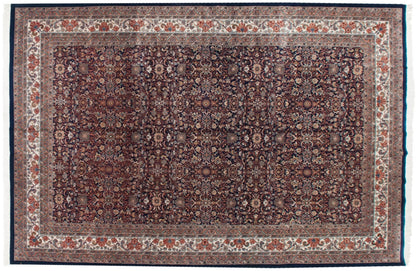 11.5x18 Vintage Indian Bijar Design Carpet