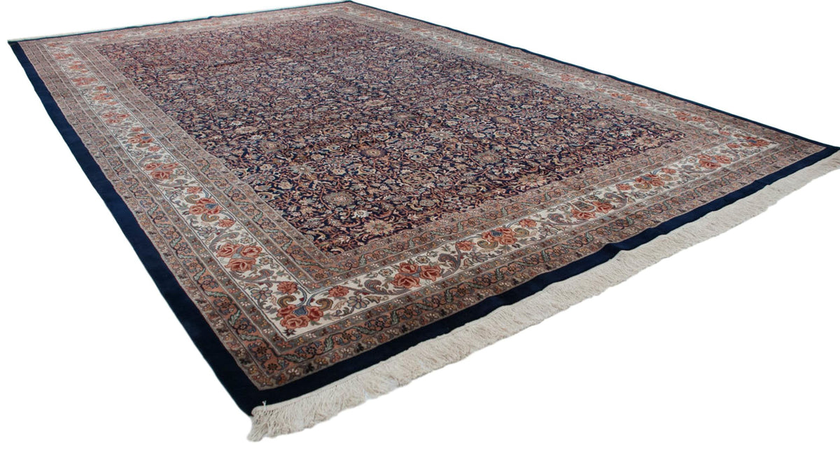 11.5x18 Vintage Indian Bijar Design Carpet