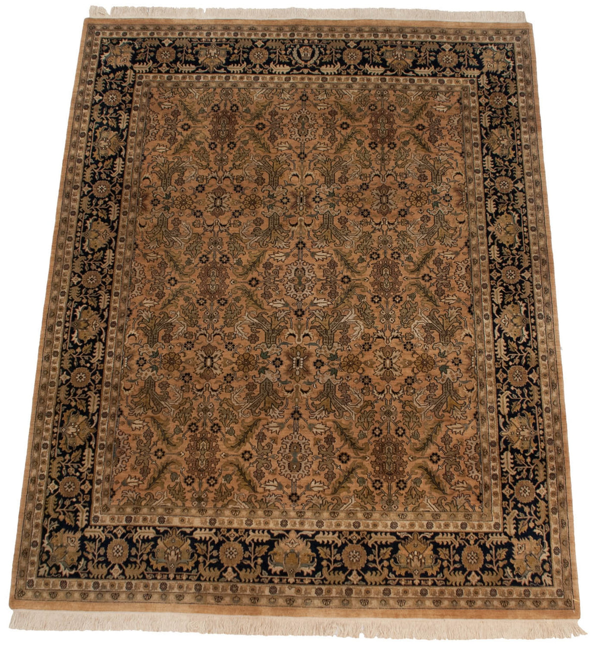 8x10 Vintage Indian Heriz Design Carpet