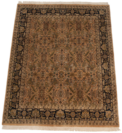 8x10 Vintage Indian Heriz Design Carpet
