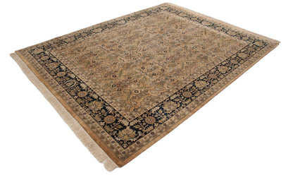8x10 Vintage Indian Heriz Design Carpet