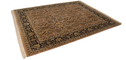 8x10 Vintage Indian Heriz Design Carpet