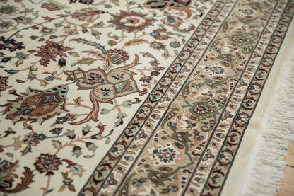 8x8 New Indian Isfahan Design Square Carpet