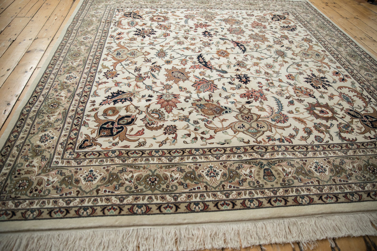 8x8 New Indian Isfahan Design Square Carpet