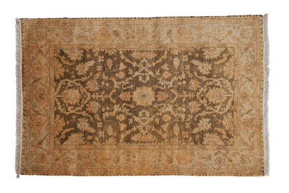 4x6 New Gold Wash Indian Oushak Design Rug