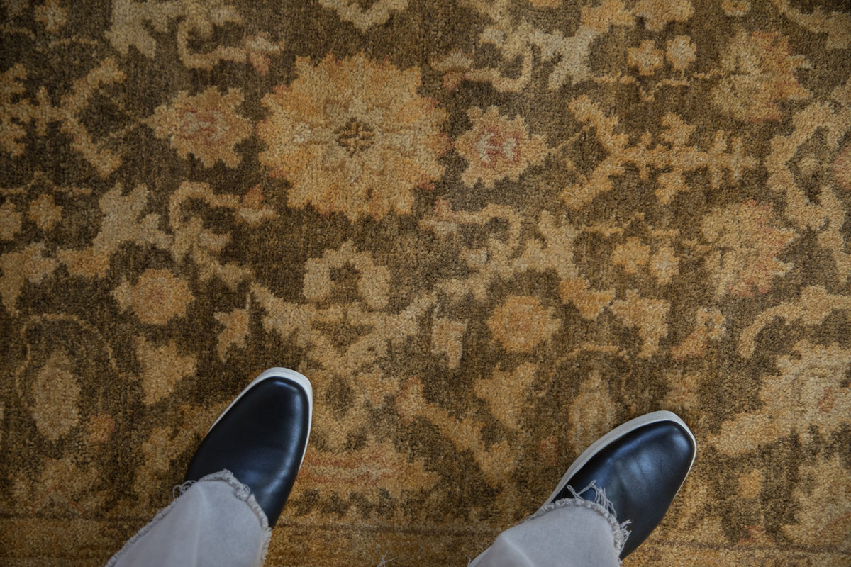 4x6 New Gold Wash Indian Oushak Design Rug