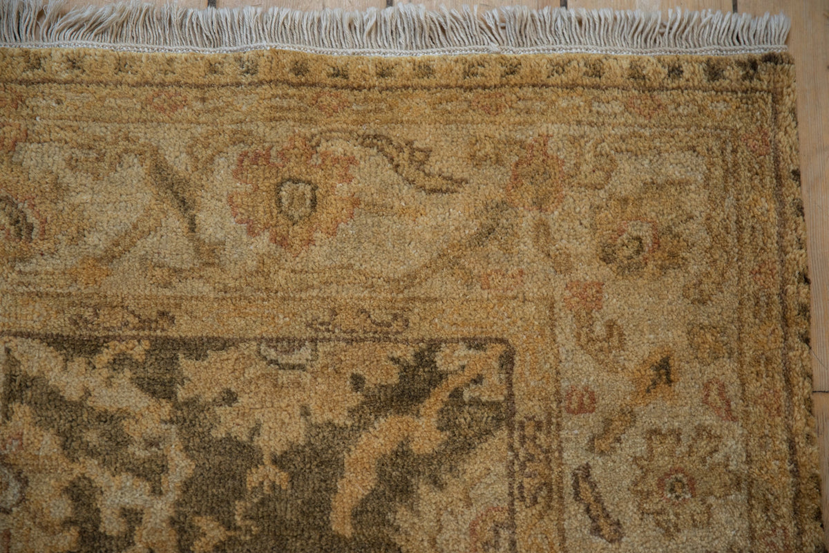 4x6 New Gold Wash Indian Oushak Design Rug