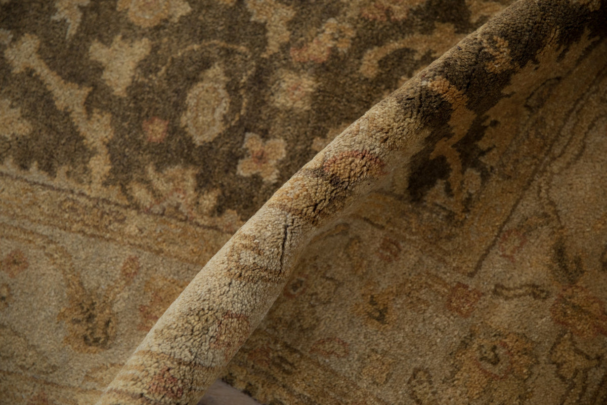 4x6 New Gold Wash Indian Oushak Design Rug