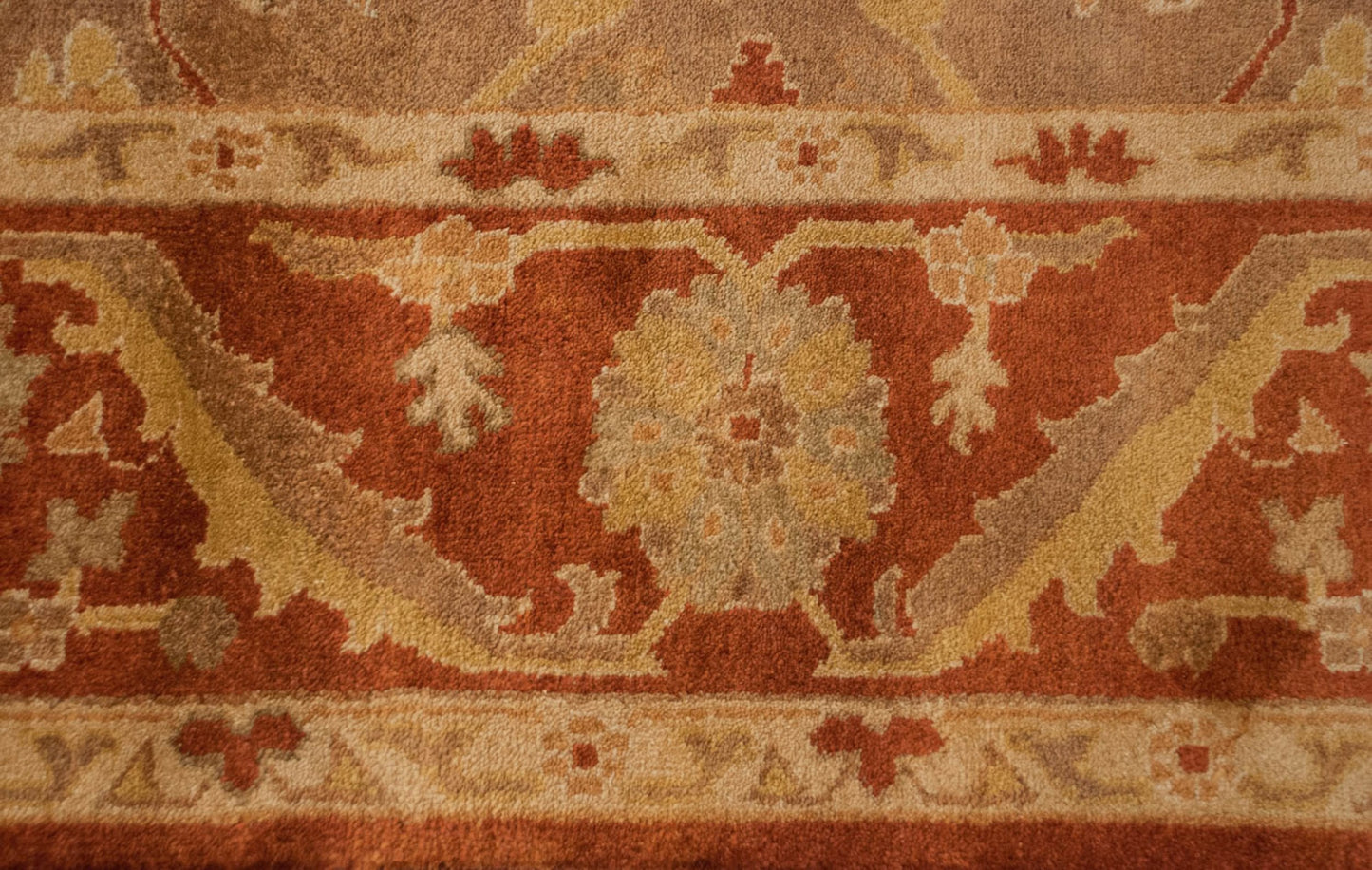 8x10 New Gold Wash Indian Oushak Design Carpet