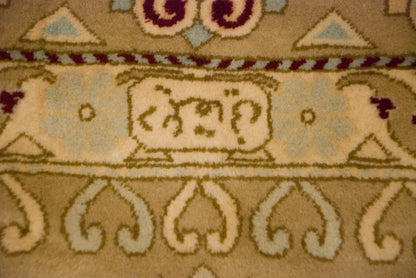 9x12 Vintage Distressed Bulgarian Caucasian Design Carpet