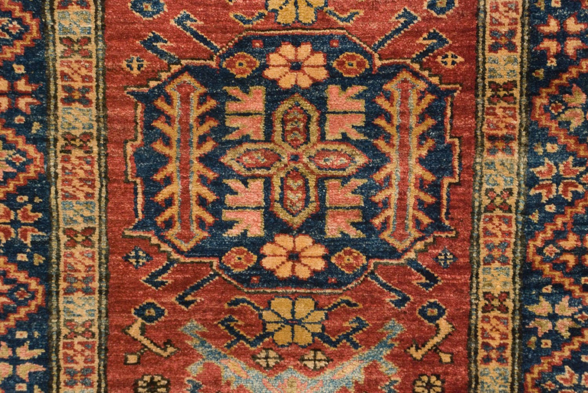2.5x9.5 New Pakistani Caucasian Design Rug Runner