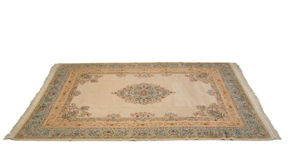 10x13 Vintage Fine Bulgarian Kerman Design Carpet
