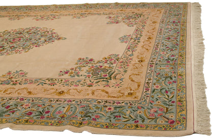 10x13 Vintage Fine Bulgarian Kerman Design Carpet