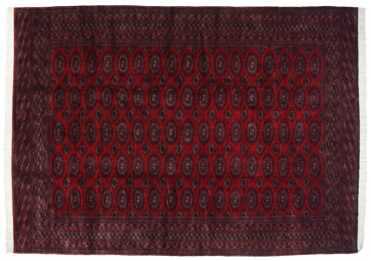 10x14.5 Vintage Fine Pakistani Turkmen Design Carpet