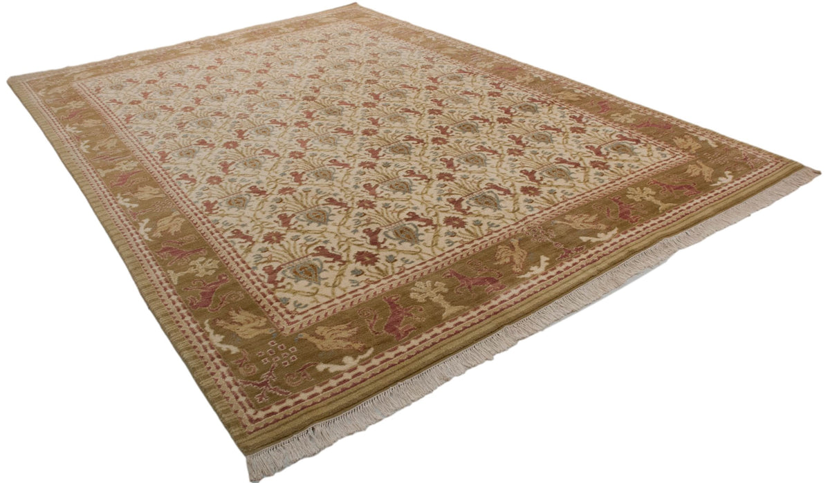 9.5x13.5 Vintage Spanish Alcaraz Design Carpet