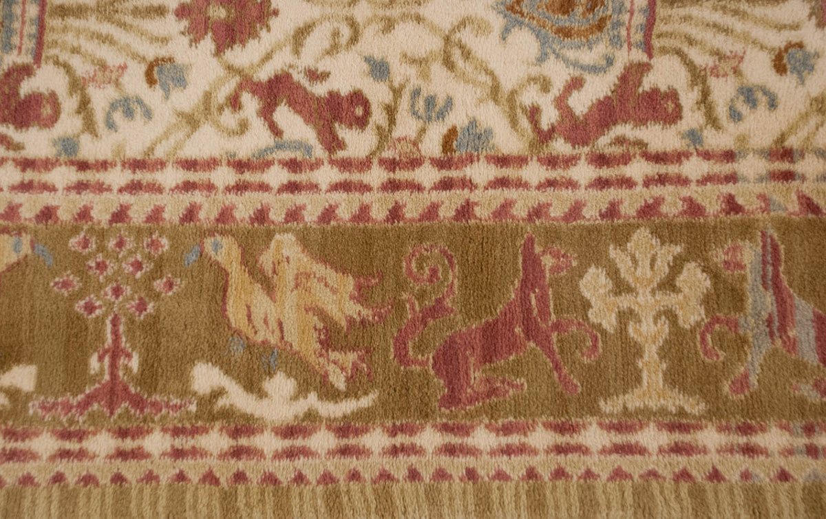 9.5x13.5 Vintage Spanish Alcaraz Design Carpet