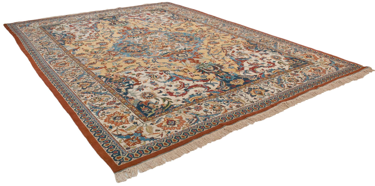 10x13.5 Vintage Indian Polonaise Design Carpet