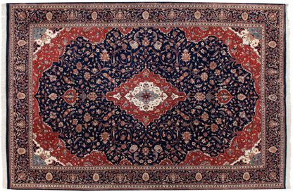 12x18 Vintage Indian Kashan Design Carpet