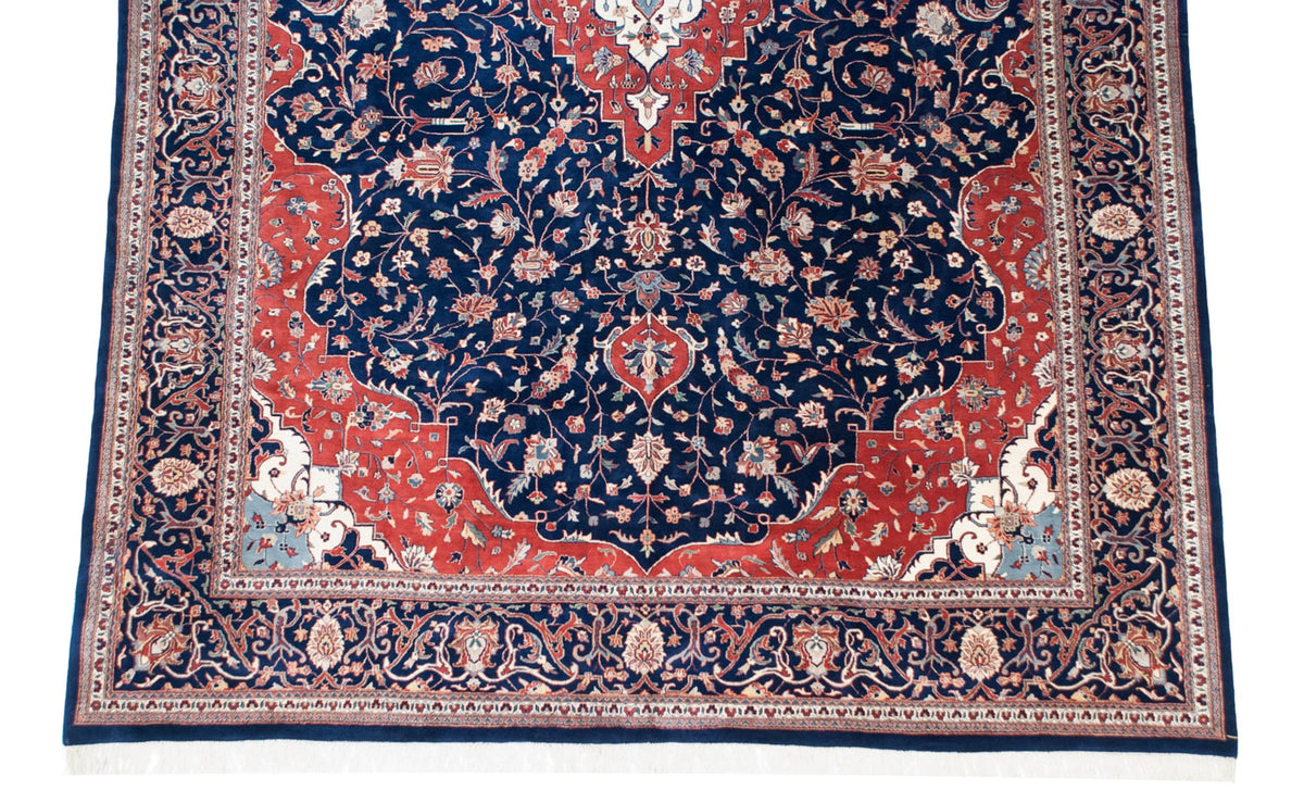 12x18 Vintage Indian Kashan Design Carpet