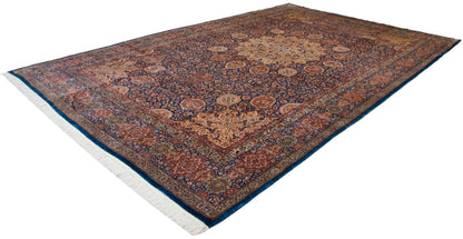 10x16.5 Vintage Fine Pakistani Ardebil Design Carpet