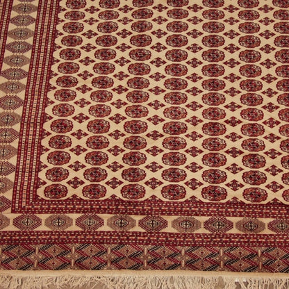 12x15.5 Vintage Pakistani Bokhara Design Carpet