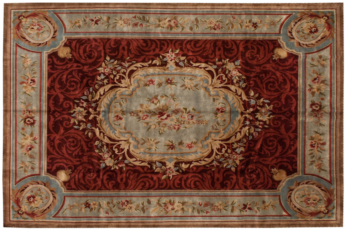 12x15 Indian Savonnerie Design Carpet