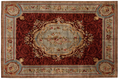 12x15 Indian Savonnerie Design Carpet