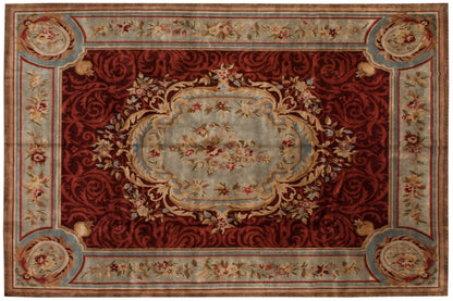 12x15 Indian Savonnerie Design Carpet
