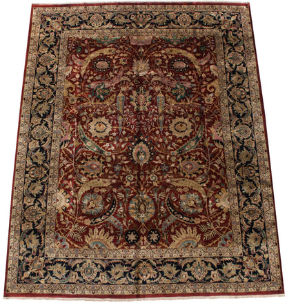 12x15 Vintage Indian Isfahan Design Carpet