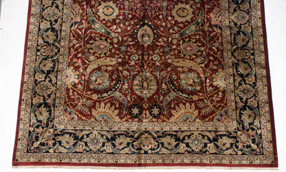 12x15 Vintage Indian Isfahan Design Carpet
