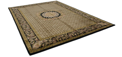 10x14.5 Indian Savonnerie Design Carpet