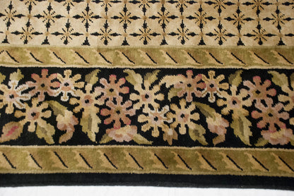 10x14.5 Indian Savonnerie Design Carpet