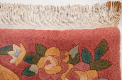 9.5x13.5 Vintage Japanese Aubusson Design Carpet