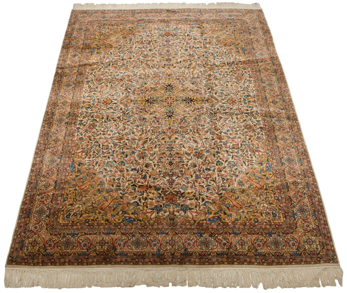 10x14.5 Vintage Fine Bulgarian Isfahan Design Carpet